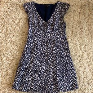 Banana republic navy dress worn once!